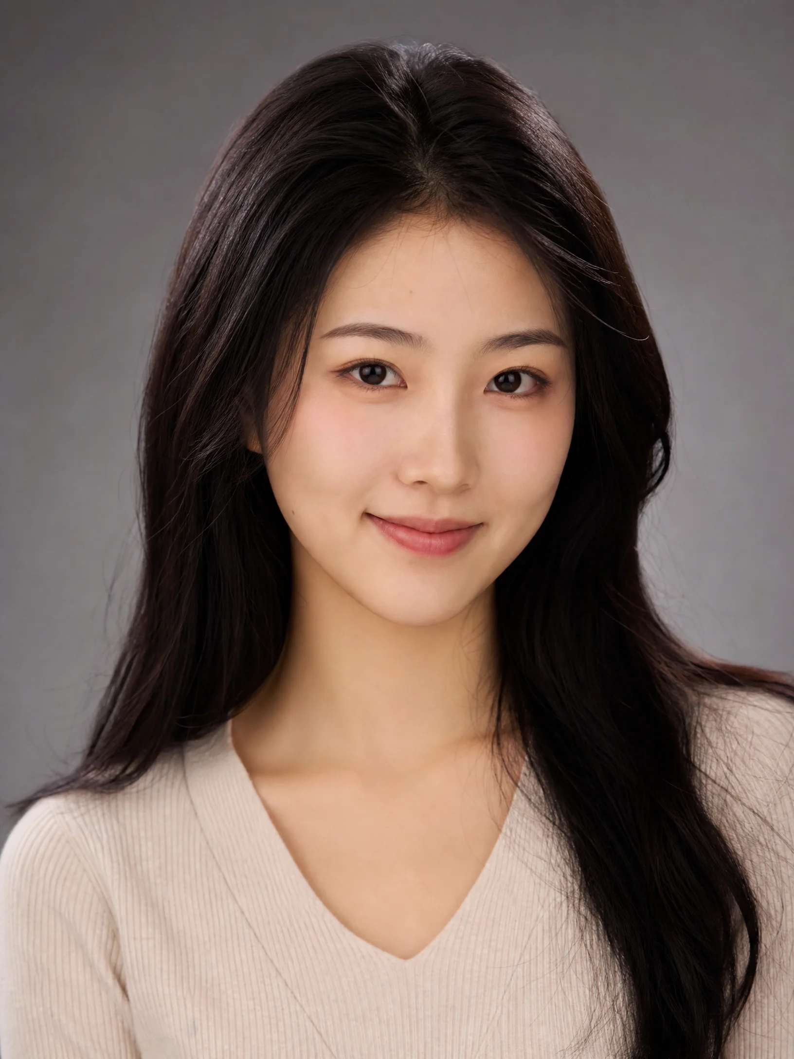 青年女演员林小棠形象模卡